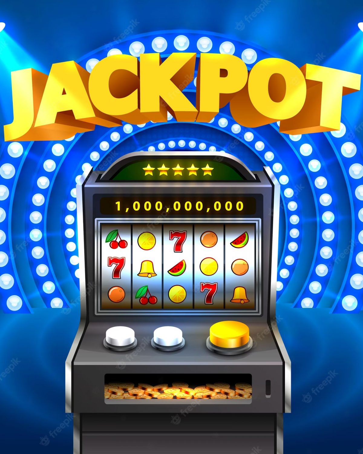 golden-slot-machine-wins-the-jackpot-isolated-on-red-background-vector-illustration_3482-4339